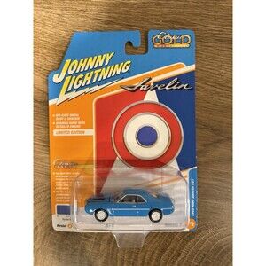 1969 AMC Javelin Big Bad Blue 1:64 Scale Model - Johnny Lightning JLCG037